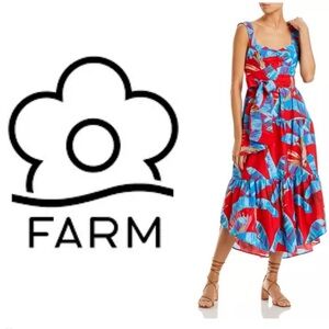 Sweet Jungle Cotton Midi Dress FARM RIO